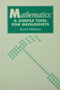 Mathematics: a Simple Tool for Geologists_cover