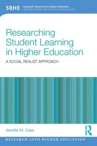 Researching Student Learning in Higher Education_cover