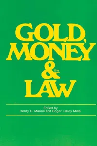 Gold, Money and the Law_cover