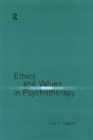 Ethics and Values in Psychotherapy