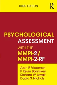 Psychological Assessment with the MMPI-2 / MMPI-2-RF_cover