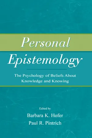 Personal Epistemology