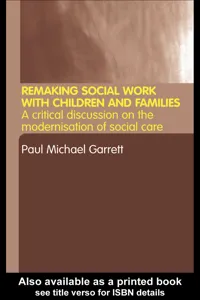 Remaking Social Work with Children and Families_cover