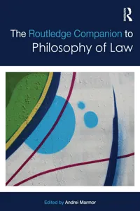 The Routledge Companion to Philosophy of Law_cover