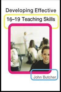 Developing Effective 16-19 Teaching Skills_cover