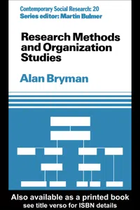 Research Methods and Organization Studies_cover