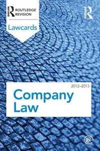 Company Lawcards 2012-2013_cover