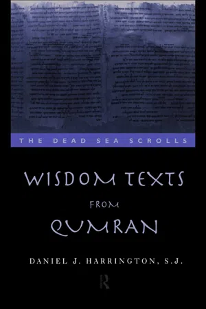 Wisdom Texts from Qumran