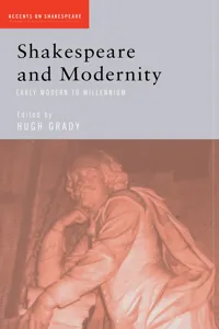 Shakespeare and Modernity_cover