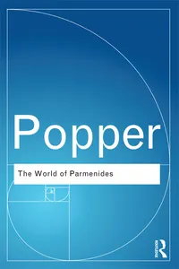 The World of Parmenides_cover