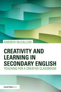 Creativity and Learning in Secondary English_cover