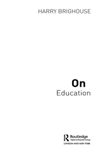 On Education_cover