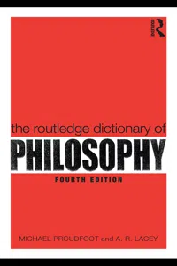 The Routledge Dictionary of Philosophy_cover
