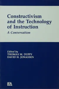Constructivism and the Technology of Instruction_cover