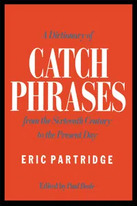 A Dictionary of Catch Phrases_cover