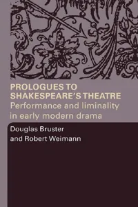 Prologues to Shakespeare's Theatre_cover