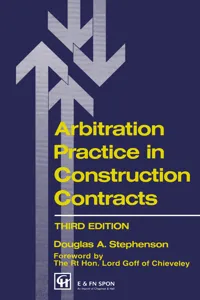 Arbitration Practice in Construction Contracts_cover