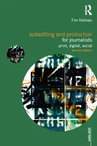 Subediting and Production for Journalists_cover