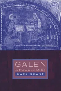 Galen on Food and Diet_cover