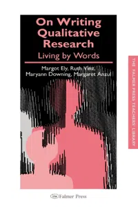 On Writing Qualitative Research_cover