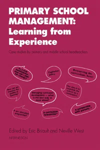 Primary School Management: Learning from Experience_cover