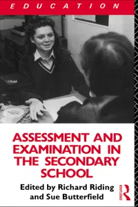 Assessment and Examination in the Secondary School_cover