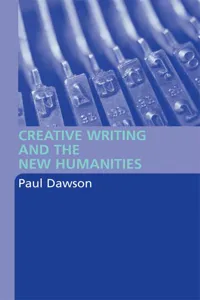 Creative Writing and the New Humanities_cover