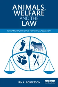 Animals, Welfare and the Law_cover