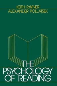 The Psychology of Reading_cover
