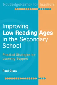 Improving Low-Reading Ages in the Secondary School_cover