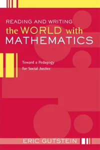 Reading and Writing the World with Mathematics_cover