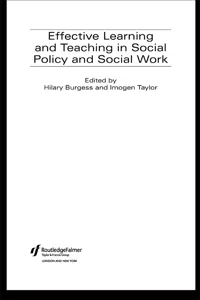 Effective Learning and Teaching in Social Policy and Social Work_cover