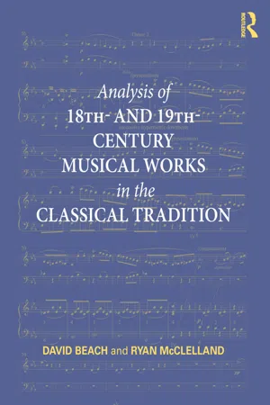 Analysis of 18th- and 19th-Century Musical Works in the Classical Tradition