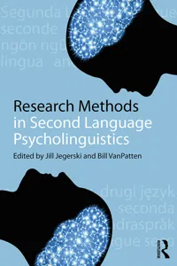 Research Methods in Second Language Psycholinguistics_cover