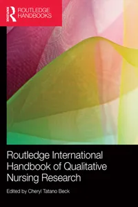 Routledge International Handbook of Qualitative Nursing Research_cover