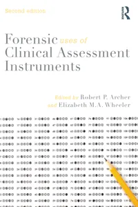 Forensic Uses of Clinical Assessment Instruments_cover