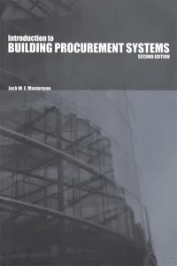 An Introduction to Building Procurement Systems_cover