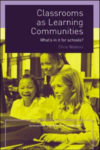 Classrooms as Learning Communities_cover