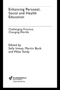 Enhancing Personal, Social and Health Education_cover