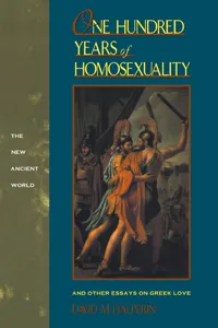 One Hundred Years of Homosexuality_cover