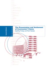 The Presentation and Settlement of Contractors' Claims - E2_cover