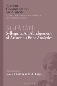 Al-Farabi, Syllogism: An Abridgement of Aristotle's Prior Analytics_cover