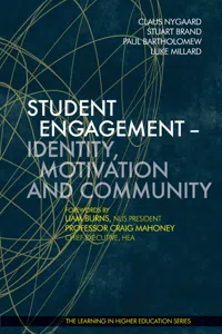 Student Engagement - Identity, Motivation and Community_cover