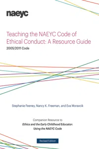 Teaching the NAEYC Code of Ethical Conduct_cover