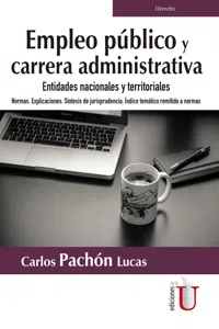 Empleo público y carrera administrativa. Entidades nacionales y territoriales._cover