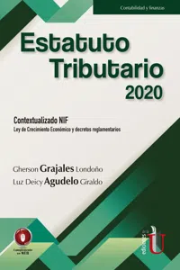 Estatuto tributario 2020. Contextualizado NIF. Ley de crecimiento económico y decretos reglamentarios_cover