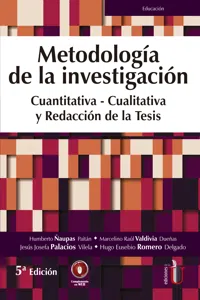 Metodología de la Investigación cuantitativa-cualitativa y redacción de la tesis. 5ta Edición_cover