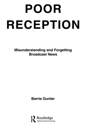 [PDF] Poor Reception by Barrie Gunter | 9781136474699