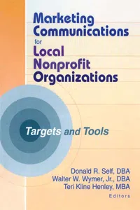 Marketing Communications for Local Nonprofit Organizations_cover