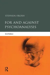 For and Against Psychoanalysis_cover